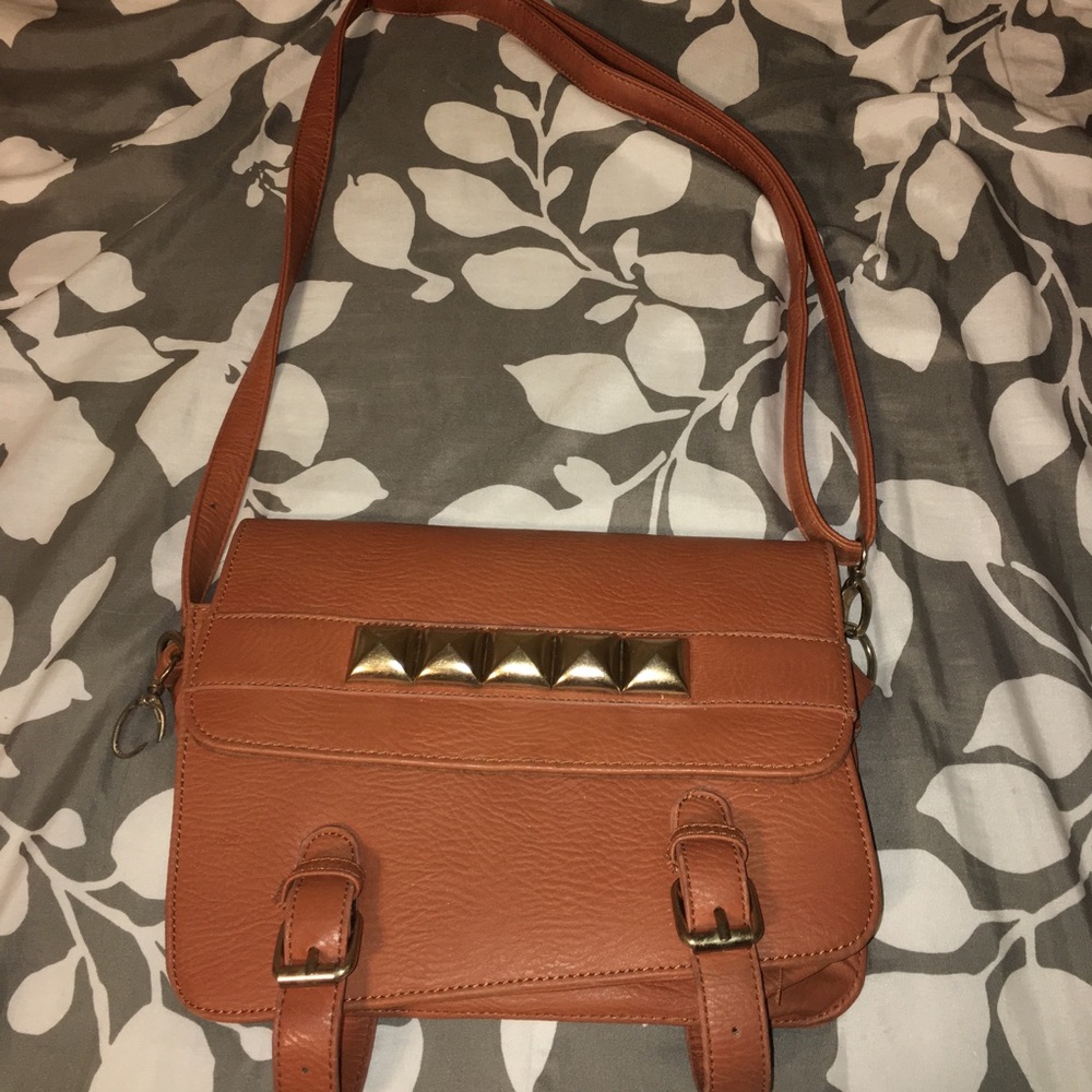 Brown leathered purse
